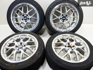 マナレイ VR5 vertec 18インチ 8.5J +45 +35 5穴 PCD114.3 深リム 225/50ZR18 245/45ZR18 タイヤ ホイール 4本 スカイライン フーガ