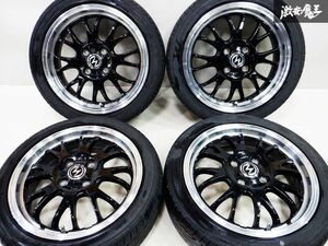 BADX バドックス S-HOLD S-8M 15インチ 4.5J +45 4穴 PCD100 165/50R15【バリ山】タイヤ付き ホイール 4本 アトレー ハスラー N-BOX N-WGN