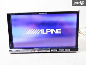 保証付 ALPINE アルパイン HDDナビ VIE-X08S 地図データ 2011年 DVD再生 CD再生 地デジ内蔵 Bluetooth カーナビ 棚D5