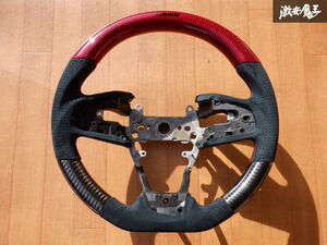 ★ 新品 在庫有 TRUST トラスト Greddy FK7 FC1 シビック 16650002 レッドカーボン/ブラックカーボン ステアリング ハンドル 棚3T