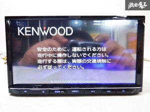 保証付 動作OK KENWOOD ケンウッド メモリーナビ 7型 MDV-S710 地図データ 2022年 Bluetooth HDMI CD DVD 地デジ カーナビ 棚C10