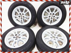 トヨタ純正 ZVW50 プリウス 15インチ 6.5J +40 5穴 PCD100 ダンロップ エナセーブ EC204 EC204 195/65R15 4本