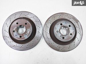  Mercedes Benz original E Class W211 E63 AMG rear drilled rotor left right set shelves N4