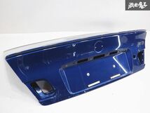 BMW純正 E46 M3 リア トランクパネル ブルー 青 棚2R5_画像2