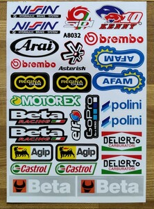 バイク反射+防水+耐光ステッカー#Motorcycle Sticker○バイク&モトクロス/#Arai#GoPro#brembo■#A8032×1枚：Special Price！送料込み699円