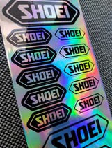 Bike & Helmet Laser Rainbow Sticker□レーザー“ホログラム”Bike反射ステッカー○シートサイズ：220×85㎜/#SHOEI●RS087×1枚：679円_画像5