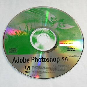 【即決・送料無料】フォトレタッチソフトの定番　アドビ Adobe Photoshop 5.0 LE　シリアル有【Windows Macintosh 両用】