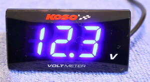 KOSO デジタル電圧計　ボルトメーター　KS-M-VB