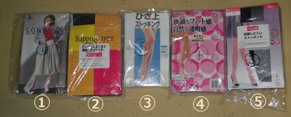 ひざ上ストッキング3足＋パンティ ストッキング 11足（S-L M-L）セット