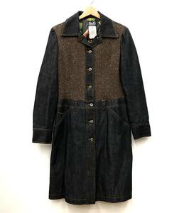 DOLCE & GABBANA D&G Dolce and Gabbana Denim turn-down collar coat One-piece imported car size S