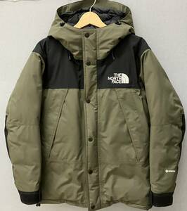 THE NORTH FACE ノースフェイス メンズ ダウンジャケット Mountain Dnwn Jacket ND91930 GORE-TEX カーキ Sサイズ 防寒