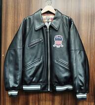 AVIREX × X-LARGE / アヴィレックス エクストララージ 6122152 ICON JACKET アイコンジャケット レザー ブルゾン ブラック サイズM_画像1