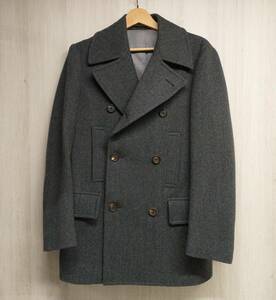 LARDINI Lardini pea coat pea coat wool cotton gray Italy made KH354979 COAT size 44 store receipt possible 