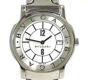 【OH済み】BVLGARI ブルガリ ST35S ソロテンポ クォーツ 腕時計 D55611