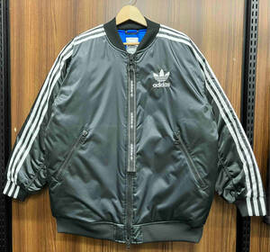 adidas / アディダス ブルゾン ジャケット ED7600 LONG BOMBER JACKET ブラック L