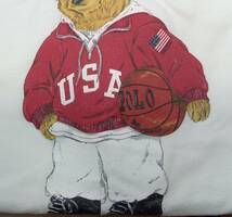 RALPH LAUREN Tシャツ/ロンT ラルフローレン /半袖 Tシャツ/90s POLO BEAR / Lサイズ /カラー ホワイト /未使用品_画像8