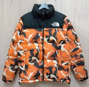 THE NORTH FACE/ザ ノースフェイス/ダウンジャケット/ND91842/Novelty Nuptse Jacket/カモフラオレンジ/Lサイズ