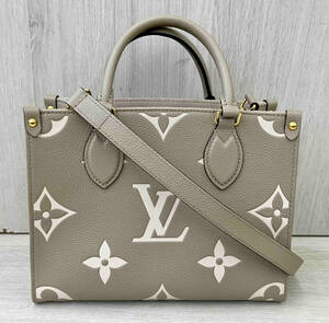 LOUIS VUITTON ルイヴィトン モノグラム・アンプラント オンザゴーPM バッグ M45779 ベージュ