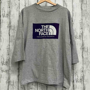 THE NORTH FACE NT3725N THE NORTH FACE × nanamica 半袖Tシャツ グレー Lサイズ 日本製 アウトドア
