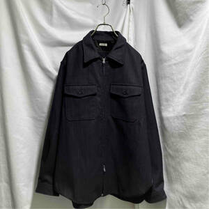 PHIGVEL CPO ZIP SHIRT ジップシャツ ブルゾン 3 ネイビー PMAM-SJ03 フィグベル 店舗受取可