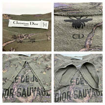 Christian Dior クリスチャンディオール DIOR SAUVAGE プリントTシャツ サイズS レディース カーキ_画像7