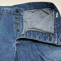 ☆ A.PRESSE アプレッセ 22AAP-04-08M ジーンズ デニムパンツ US NAVY DENIM 22AAP-04-08M 前ボタン 日本製 サイズ2(M)インディゴ 通年_画像4