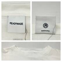 ★ READY MADE レディメイド 22AW RE-C0-BK-00-00-203 長袖Tシャツ XL ホワイト 通年_画像4