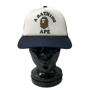 A BATHING APE logo mesh capロゴメッシュキャップ アベイジングエイプ 店舗受取可