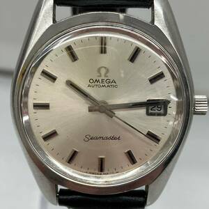 ジャンク OMEGA Seamaster シルバー文字盤 手巻き