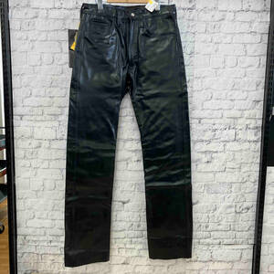 BUCO THE REAL McCOY'S HORSEHIDE LEATHER PANTS ブコ ザ リアルマッコイズ ホースハイド レザーパンツ 黒芯 サイズ31