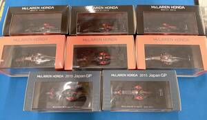 EBBRO 1/43 McLaren Honda MP4-31 2016 No.14 FernandoAlonso No.22 JensonButton No.47 StoffelVandoorne まとめて 8点セット エブロ