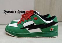 REVENGE STORM/リベンジストーム/スニーカー/DUNK LOW/21SS/グリーン系×ホワイト系×ブラック系他/サイズUS9_画像1