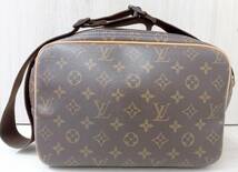 AI鑑定済 LOUIS VUITTON ルイ・ヴィトン モノグラム M45254 リポーターPM ブラウン ショルダーバッグ メンズバッグ 保存袋付 店舗受取可_画像2