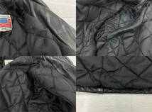 SCHOTT ショット U.S.740N Pea Jacket レザー P-Coat ピーコート ジャケット 本革 USA製 サイズ34 ブラック_画像7