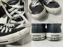 CONVERSE CT Loopback Hi All Star Leather High スニーカー ブラック サイズ25.5cm コンバース オールスター チャックテイラー レザー_画像7