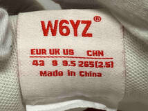 W6YZ ウィズ スニーカー メンズ 約27.5cm レッド_画像6