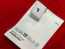 AMBUSH AMBSHT-119 Long Sleeve Shirt Red Made in Japan Size:1 アンブッシュ 変形長袖シャツ レッド 日本製_画像4