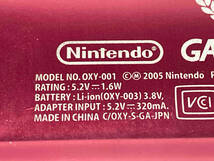 ジャンク Nintendo ニンテンドー ゲームボーイミクロ GAME BOY micro ハッピー！マリオ HAPPY MARIO OXY-001_画像4