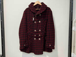 MILWAUKEE Mackinaw Coat マッキーノコート チェック柄 レッド 赤 ブラック 黒 ウール 毛 ショールカラー ヴィンテージ vintage 古着