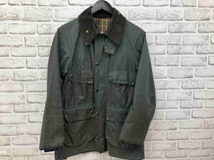 BARBOUR バブアー 80s 2ワラント BEDALE ビデイル ショート丈 オイルドジャケット グリーン 86/31inc