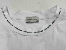 MONCLER / 長袖Tシャツ/モンクレール/クルーネック/ホワイト/L/秋_画像3