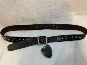 HTC STUDDED BELT BROWN エイチティーシー スタッズベルト ブラウン 店舗受取可