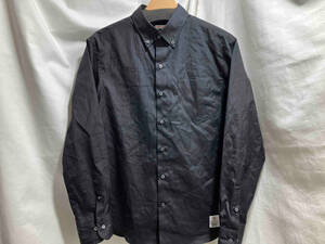 DRESSTERIOR BUTTON DOWN SHIRT BLACK ドレステリア 100双ブロードブラックボタンダウンシャツ サイズS