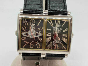 ジャンク Vivienne Westwood ヴィヴィアンウエストウッド VW8042 ダブルフェイス クォーツ 腕時計