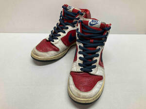 NIKE ナイキ DUNK HIGH 305287-141 スニーカー メンズ 26.5cm WHITE/RAPID-VARSITY RED