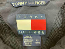 TOMMY HILFIGER トミーヒルフィガー ナイロンジャケット XL グリーン系チェック柄_画像3