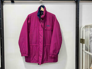 Patagonia パタゴニア ガイドパーカー レディース 香港製 LADIES10 84149 F1 1991年製 アウトドア ドローコード付 ビビットピンク