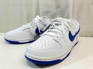 NIKE ナイキ スニーカー ダンク ロー レトロ DUNK LOW RETRO ホワイト/ハイパーロイヤルDV0831-104 26.5cm