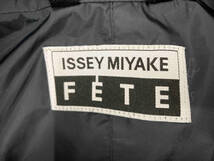 ISSEY MIYAKE イッセイミヤケ ジップアップジャケット 1F72FA001 メンズ 02 ブラック コート フード収納_画像3