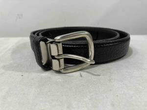 COMME des GARCONS HOMME PLUS Leather belt コムデギャルソン オムプリュス ブラック レザーベルト